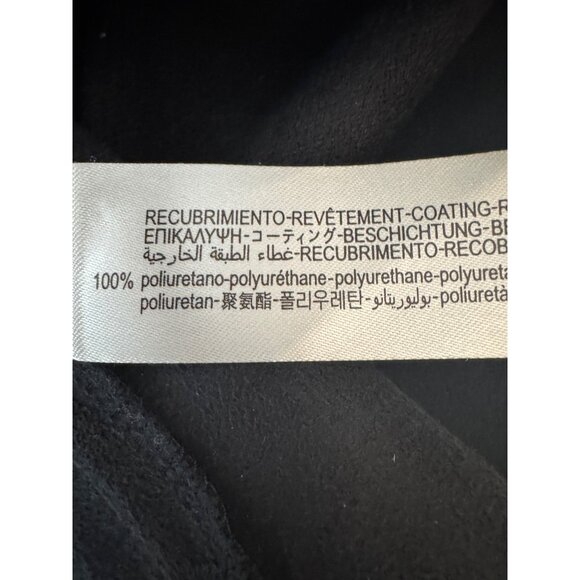 Zara Large Faux Leather Black Pants Wide Leg - Picture 13 of 16